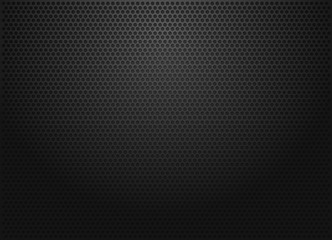 Black perforated metallic background
