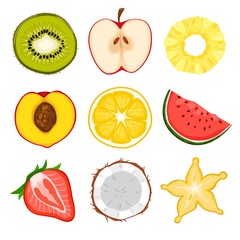 Fruit halves