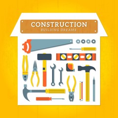 Construction tools collection