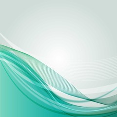 Turquoise wave background