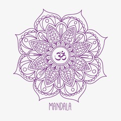 Hand drawn mandala