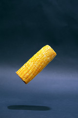 Flying Corn On Dark