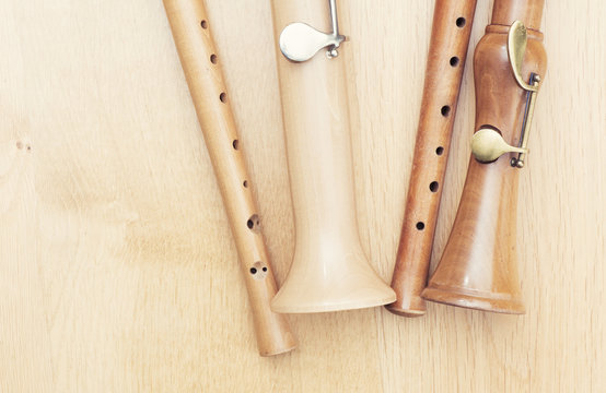 Variation of wooden recorders