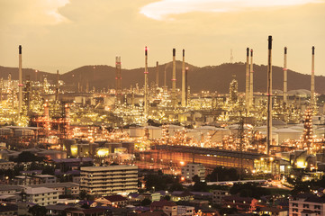 Oil refinery industry, Thailand