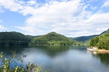 Photo of vidraru lake in fagaras mountains, Romania