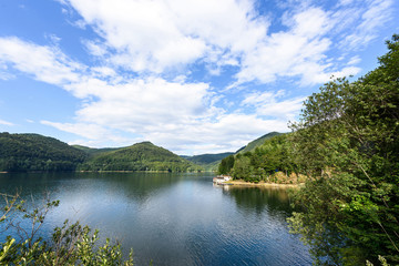 Photo of vidraru lake in fagaras mountains, Romania