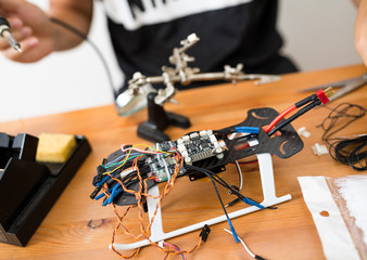 Installation of drone