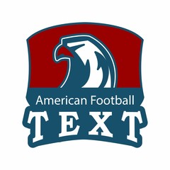 AMERICAN FOOTBALL logo icon vector