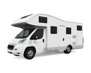 RV Caravan Isolated