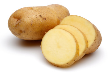 Potato group and slice potatoes