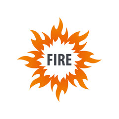 fire vector logo