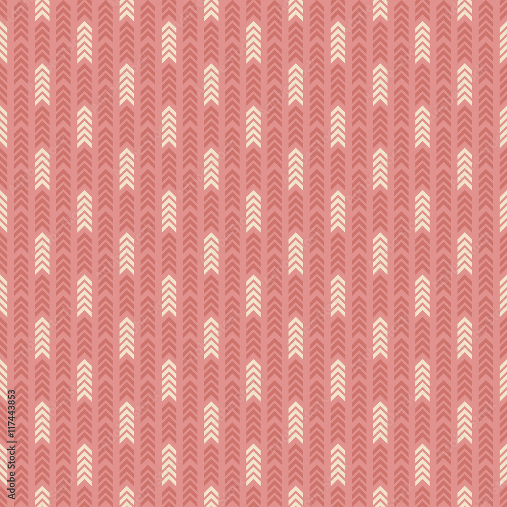 Poster geometric pattern with arrows. seamless background.
