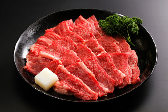 和牛赤身焼肉皿盛り