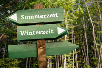 Schild 99 - Winterzeit