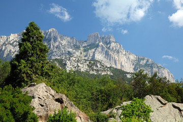 Fototapeta na wymiar Ai-Petri mountain (Crimea)