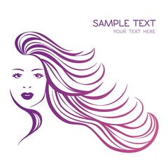 Woman features template