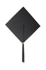 Graduation hat on white background - 117446067
