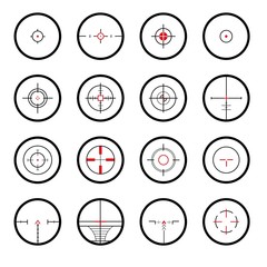 Naklejka premium Crosshairs collection