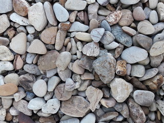 Stone sea on the beach