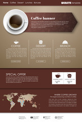 Template coffee web site
