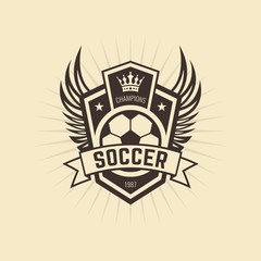 Soccer team badge