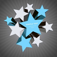 Stars background template