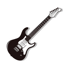Obraz na płótnie Canvas vector electric guitar