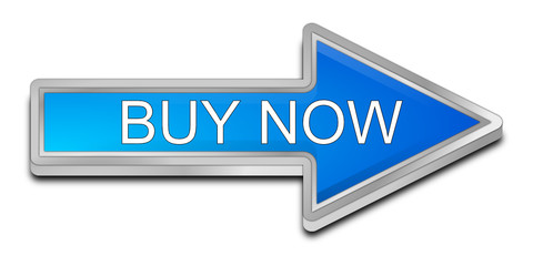 Buy now arrow Button - 3D illustration