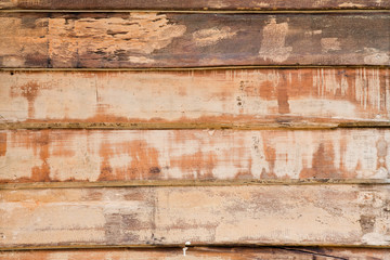 Old wood on wall for background and texture