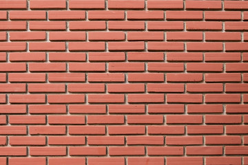 Red  brick wall for background and texture