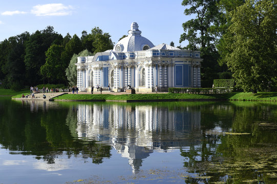 Grotto Pavilion in Catherine Park at Tsarskoye Selo , Pushkin, St. Petersburg, Russia