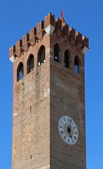 Ancient Tower of Castle in Italy