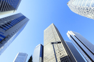 Fototapeta na wymiar 新宿の高層ビル