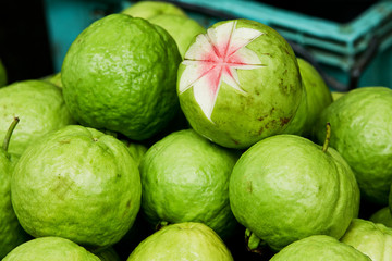 Guava fruit from Thailand  isolated on background