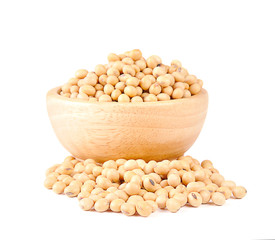 Soy Beans isolated on white background