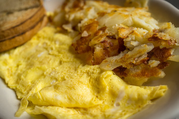 Egg Omelette Home Fries