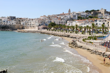 View of Vieste on Puglia