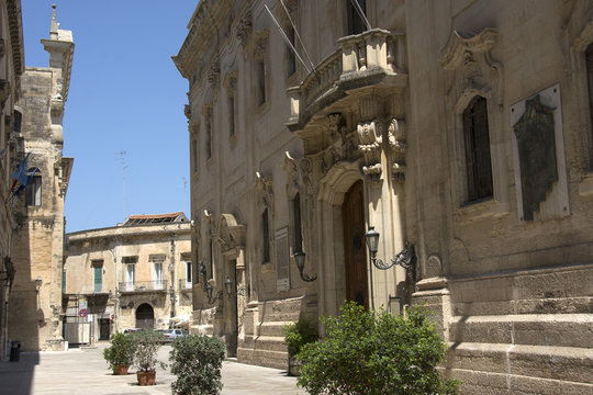 Lecce, città della Puglia, Italia