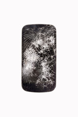 smart phone destroyed