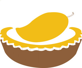Mango pie icon