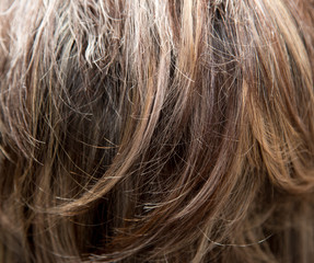 wavy hair as background. texture