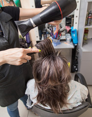hair dryer hair dryer in a beauty salon