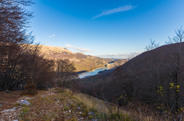 National Park of Abruzzo (Italy) - Barrea lake