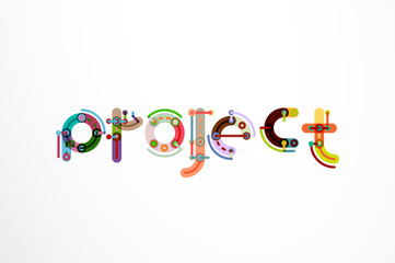 Project word letter banner