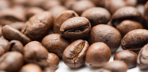 coffee beans as a background