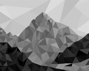 mountain low poly