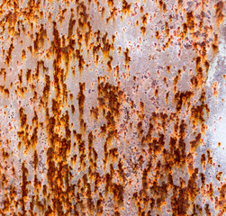 old rusty metal as background