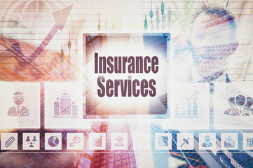 Business Insurance Services collage concept
