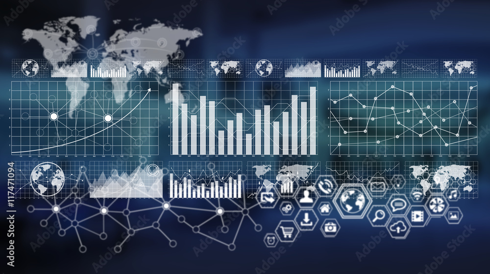 Poster digital charts and screen interface