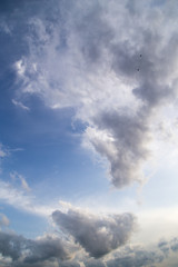 Fototapeta premium beautiful clouds against blue sky
